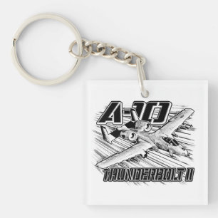A-10 Thunderbolt II Keychain Acrylic Keychain