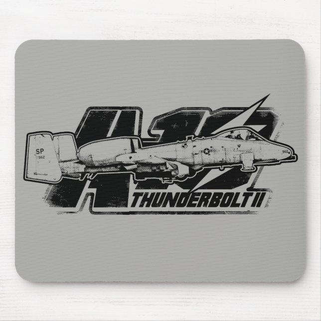 A-10 Thunderbolt II Mouse Pad Mousepad (Front)