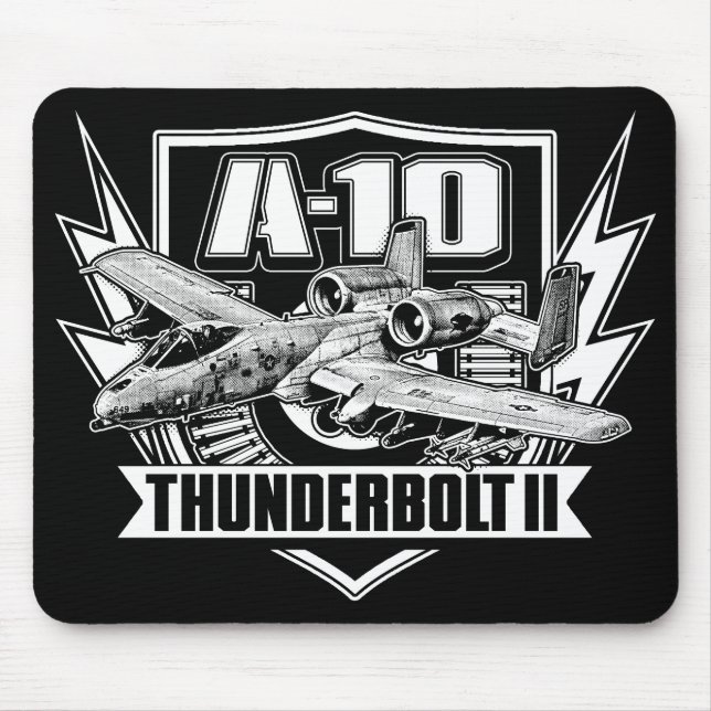A-10 Thunderbolt II Mouse Pad Mousepad (Front)