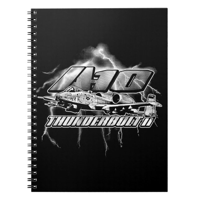 A-10 Thunderbolt II Notebook Spiral Photo Notebook (Front)