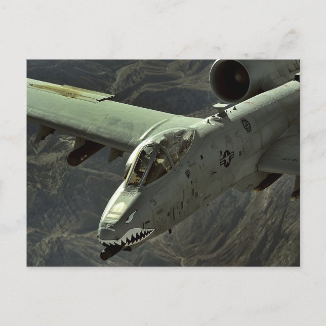 A-10 Thunderbolt II Postcard (Front)