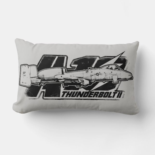 A-10 Thunderbolt II Throw Pillow Throw Pillow (Front)