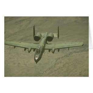 A-10 Warthog anti-tank aircraft, aerial shot