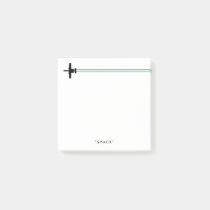 A-10 Warthog Attack Jet Striped Custom Notepad