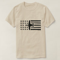 A-10 Warthog Jet Stars and Stripes - Black