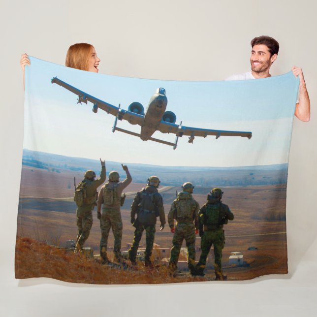 A-10C THUNDERBOLT II FLEECE BLANKET (In Situ)