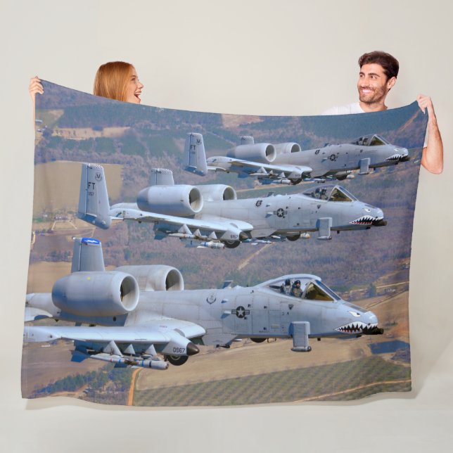 A-10C THUNDERBOLT II FLEECE BLANKET (In Situ)
