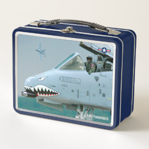 A-10C THUNDERBOLT II METAL LUNCH BOX