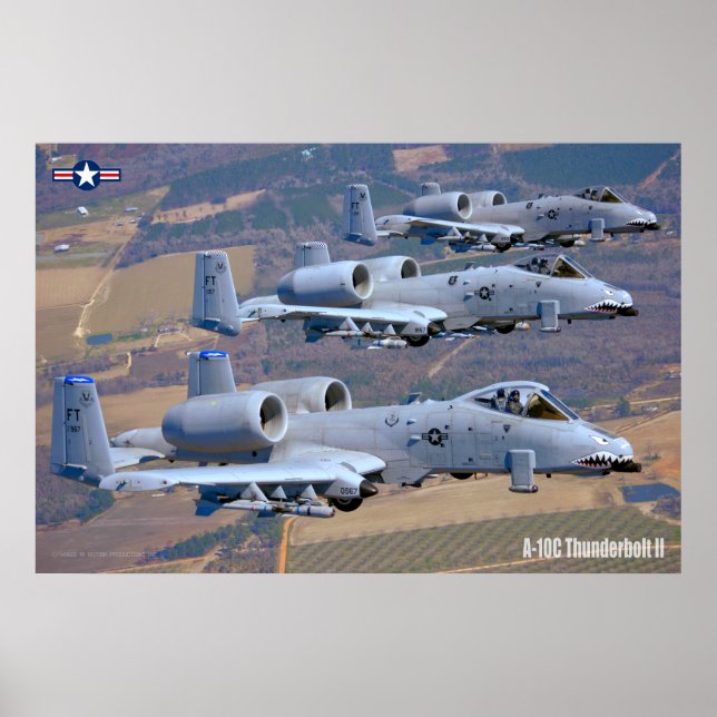 A-10C THUNDERBOLT II POSTER (Front)