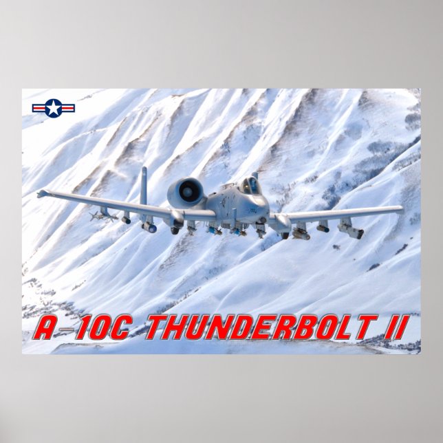 A-10C THUNDERBOLT II POSTER (Front)