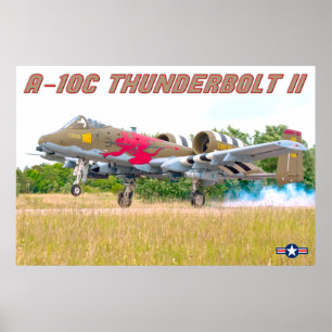 A-10C THUNDERBOLT II POSTER
