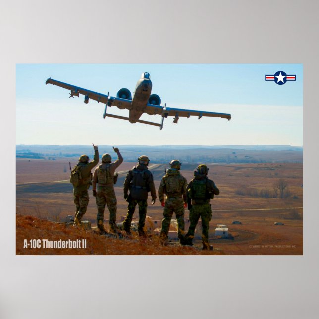 A-10C THUNDERBOLT II POSTER (Front)