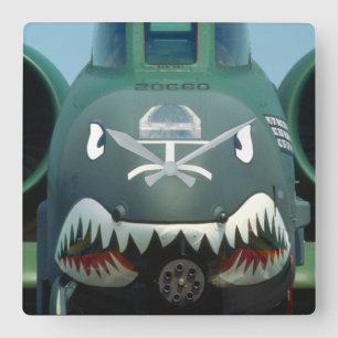 A-10C THUNDERBOLT II SQUARE WALL CLOCK