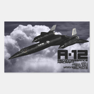 A-12 RECTANGULAR STICKER