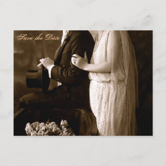 A 1920's Save the Date Postcard