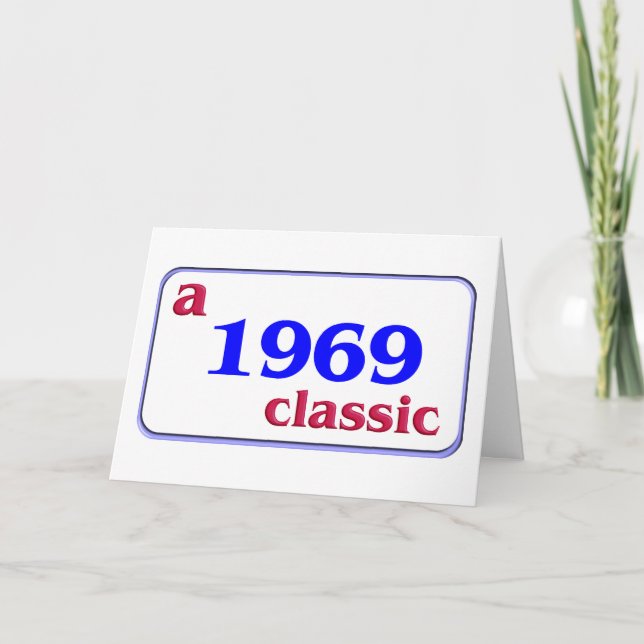 A 1969 Classic! Card (Front)