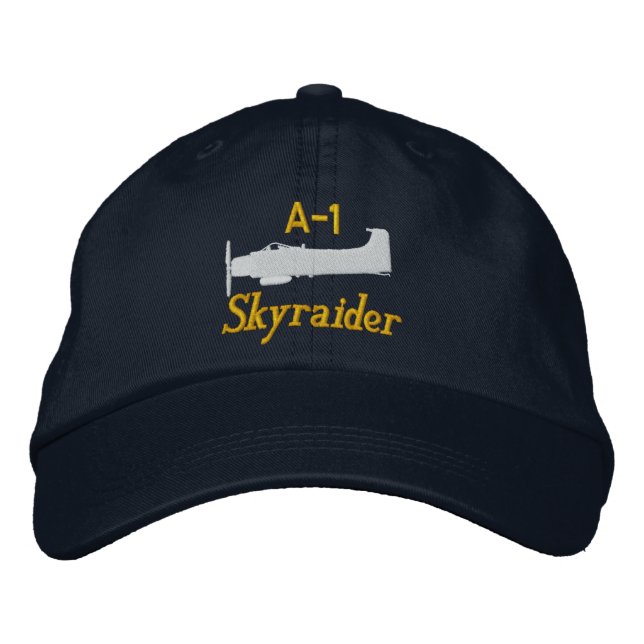 A-1 Skyraider (Light Colour Only) Embroidered Hat (Front)