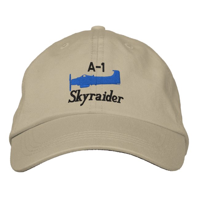 A-1 Skyraider (Light Colour Only) Embroidered Hat (Front)