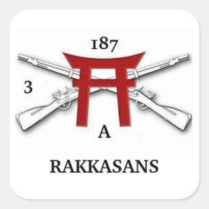 A 3/187th Infantry RAKKASANS Stickers