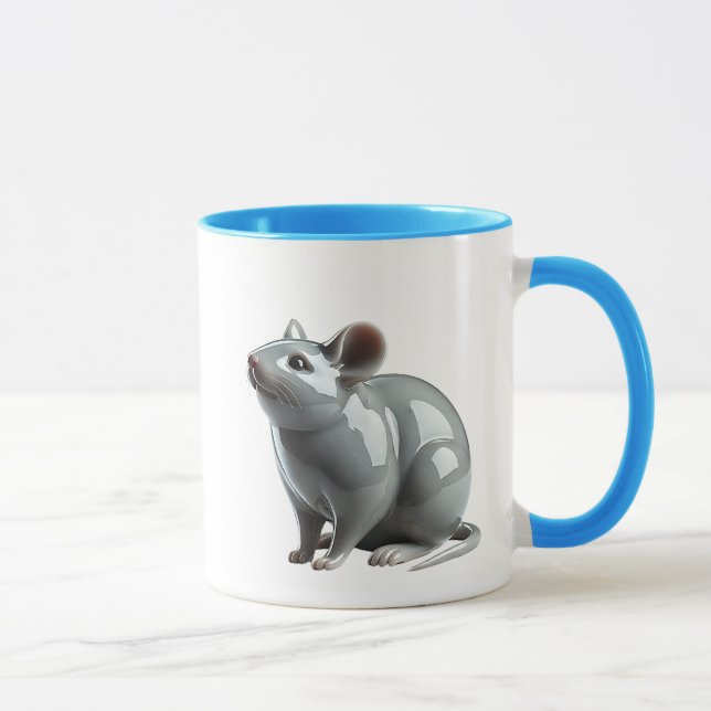 A 3D mouse smells like food. Mug (Right)