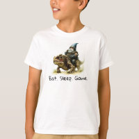 A 3D Render of a Fearless Gnome Warrior T-Shirt