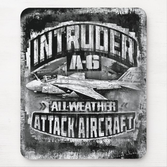 A-6 Intruder Mouse Pad Mousepad (Front)