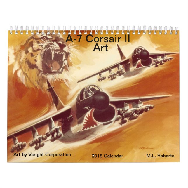 A-7 Corsair II Art Calendar (Cover)