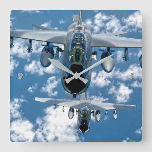 A-7 CORSAIR II SQUARE WALL CLOCK