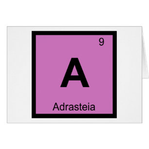 A - Adrasteia Nymph Chemistry Periodic Table Greek