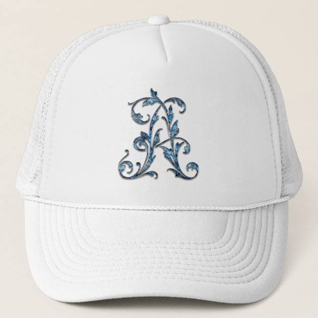 A alphabet letter personalised HAT (Front)