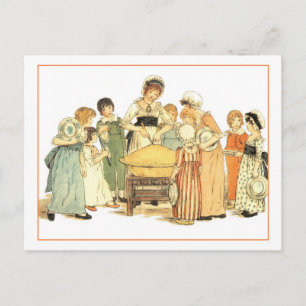 A Apple Pie: Cut It Postcard