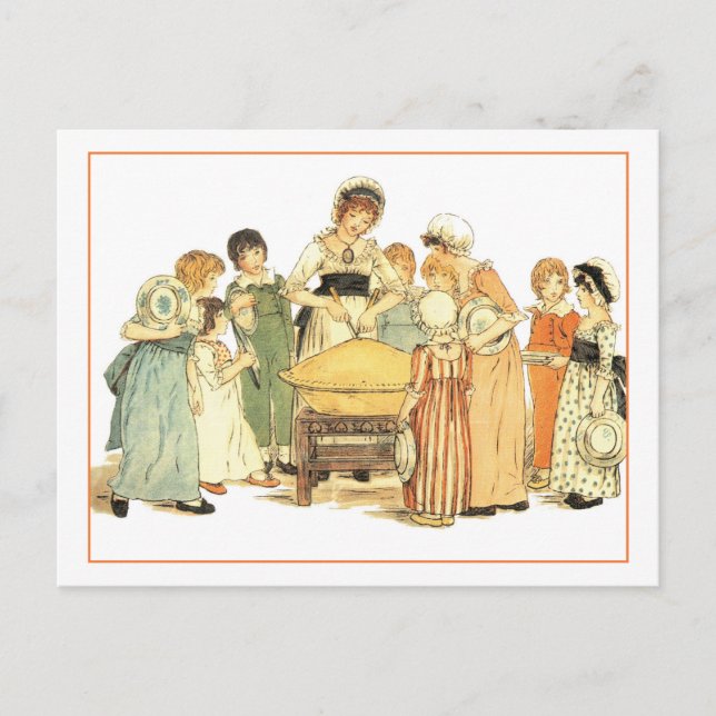 A Apple Pie: Cut It Postcard (Front)