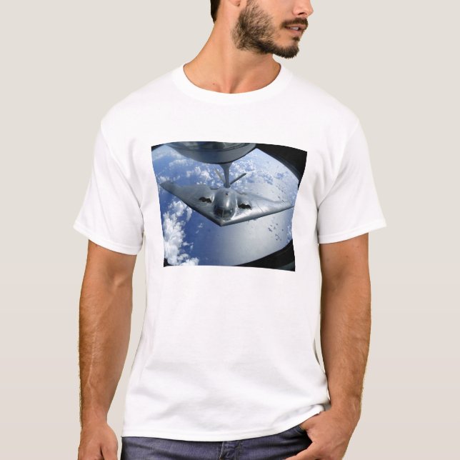 A B-2 Spirit moves into position for refueling T-Shirt (Front)