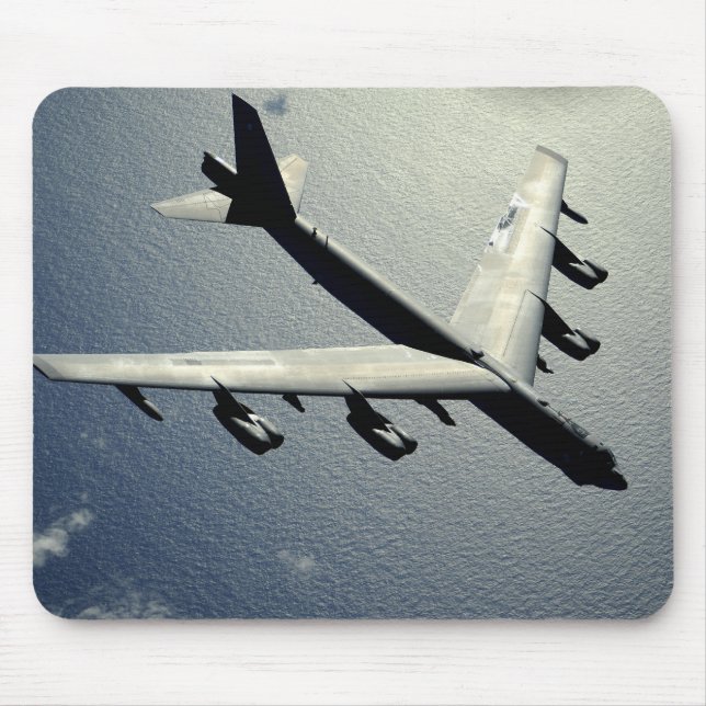 A B-52 Stratofortress in flight Mouse Pad (Front)
