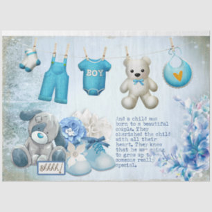 A Baby Boy Series Design 1 Tissue Paper