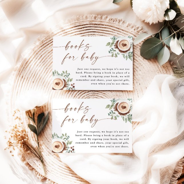 A Baby Is Brewing Baby Shower Books For Baby Card (Creator Uploaded)