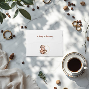 A Baby is Brewing Baby Shower Envelope