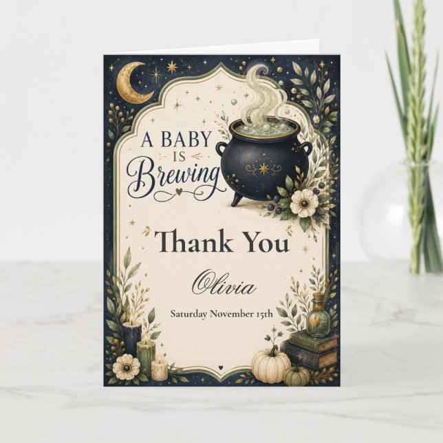 A Baby Is Brewing Baby Shower Invitation (Front)