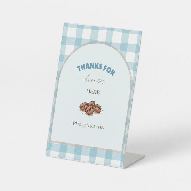 A Baby is Brewing Baby Shower Party Favour Sign (Front)