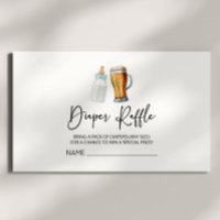 A Baby Is Brewing Beer Baby Shower Diaper Raffle