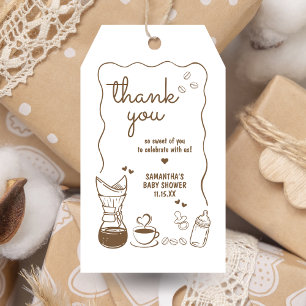 A Baby is Brewing Coffee Baby Shower Favour Tags