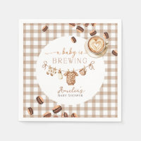A Baby is Brewing Coffee Bean Baby Shower