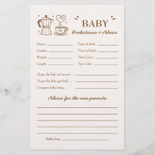 A Baby Is Brewing Coffee Predictions and Advice