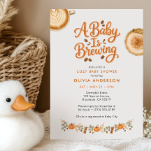 A Baby is Brewing Coffee Theme Baby Shower