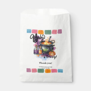 A Baby Is Brewing   Cute Halloween Baby Shower Favour Bags