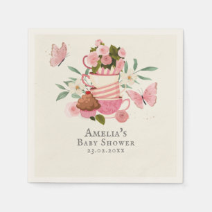 A Baby is brewing gender neutral Baby shower Napkin