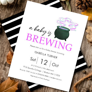A Baby is Brewing   Halloween Baby Shower