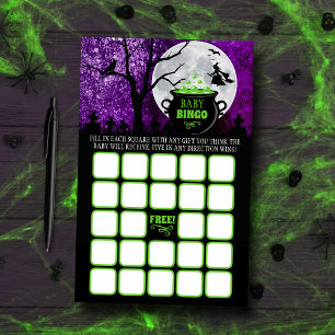 A Baby Is Brewing Halloween Baby Shower Bingo Game
