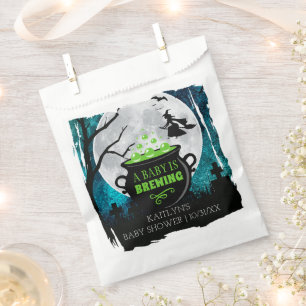 A Baby Is Brewing Halloween Baby Shower Favour Bags
