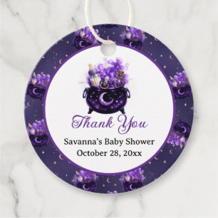 A Baby Is Brewing Halloween Baby Shower Favour Tag